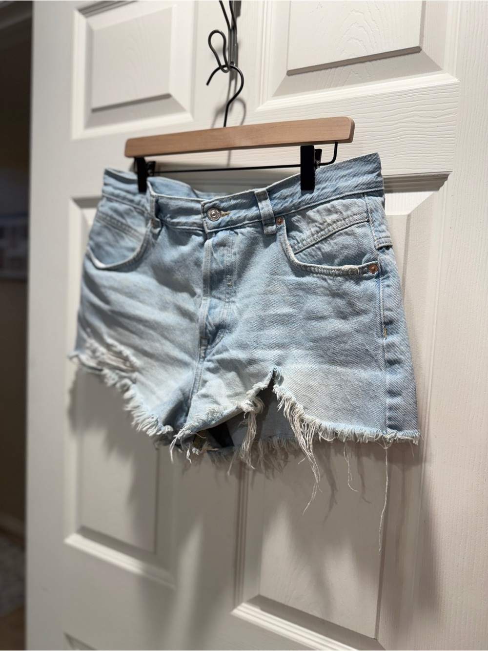 Free People We The Free Now or Never Denim Shorts-Size 30-Color: Well Worn - Picture 4 of 10